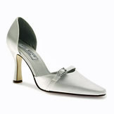 May High Heel Silk Satin Bridal Shoes